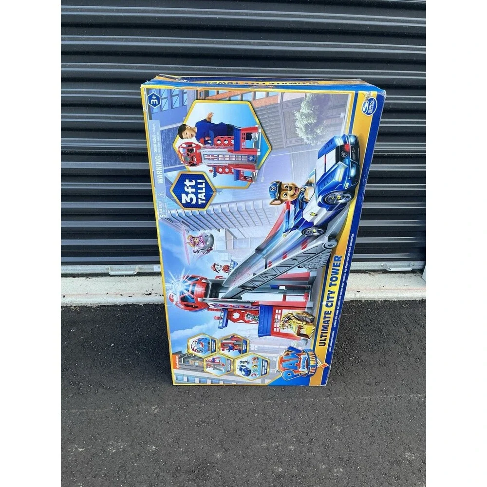 2021 Nickelodeon PAW Patrol The Movie Ultimate City Tower Playset 6 Pup Figures!